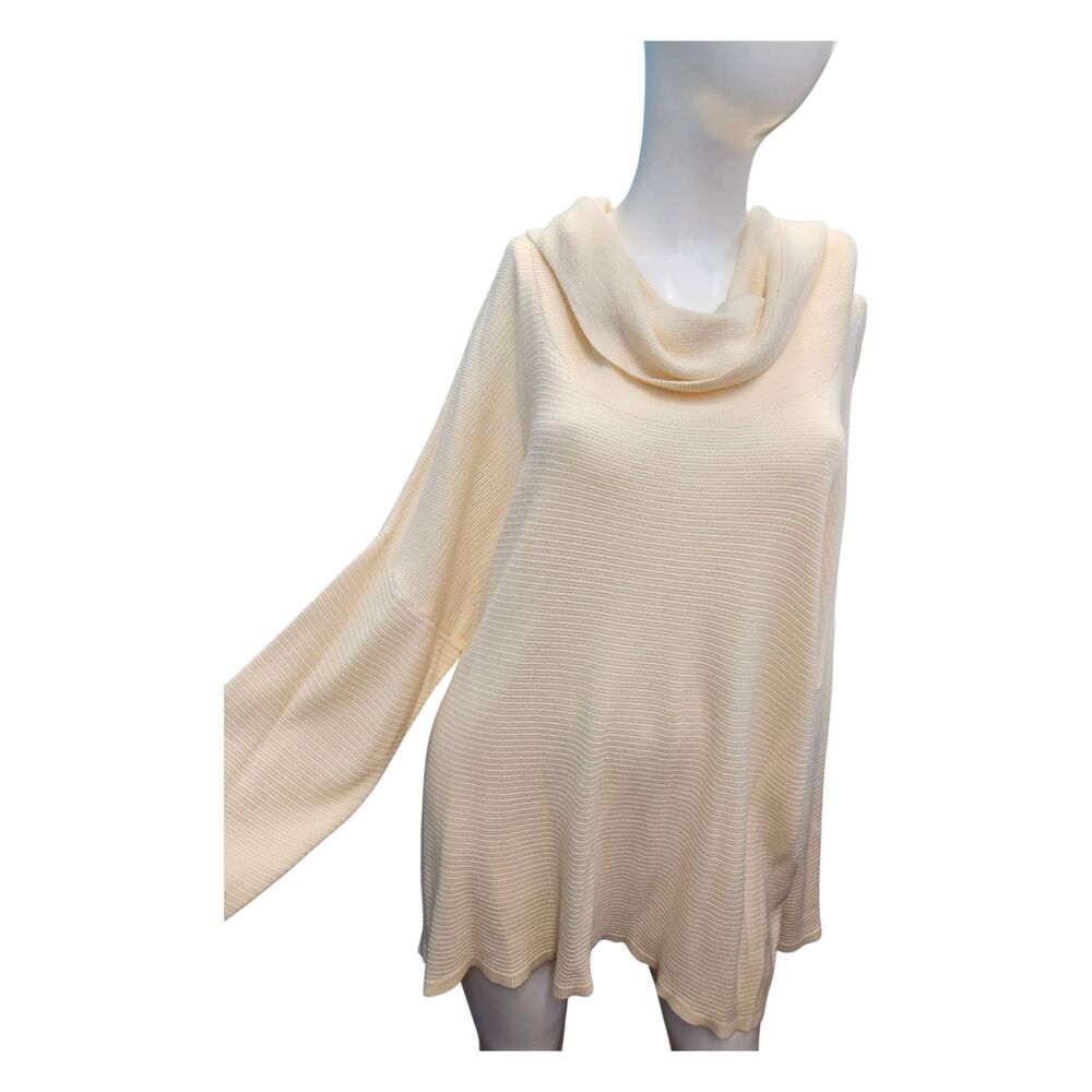 Coldwater Creek Cream Cowel Neck Sweater Womens Size 3X